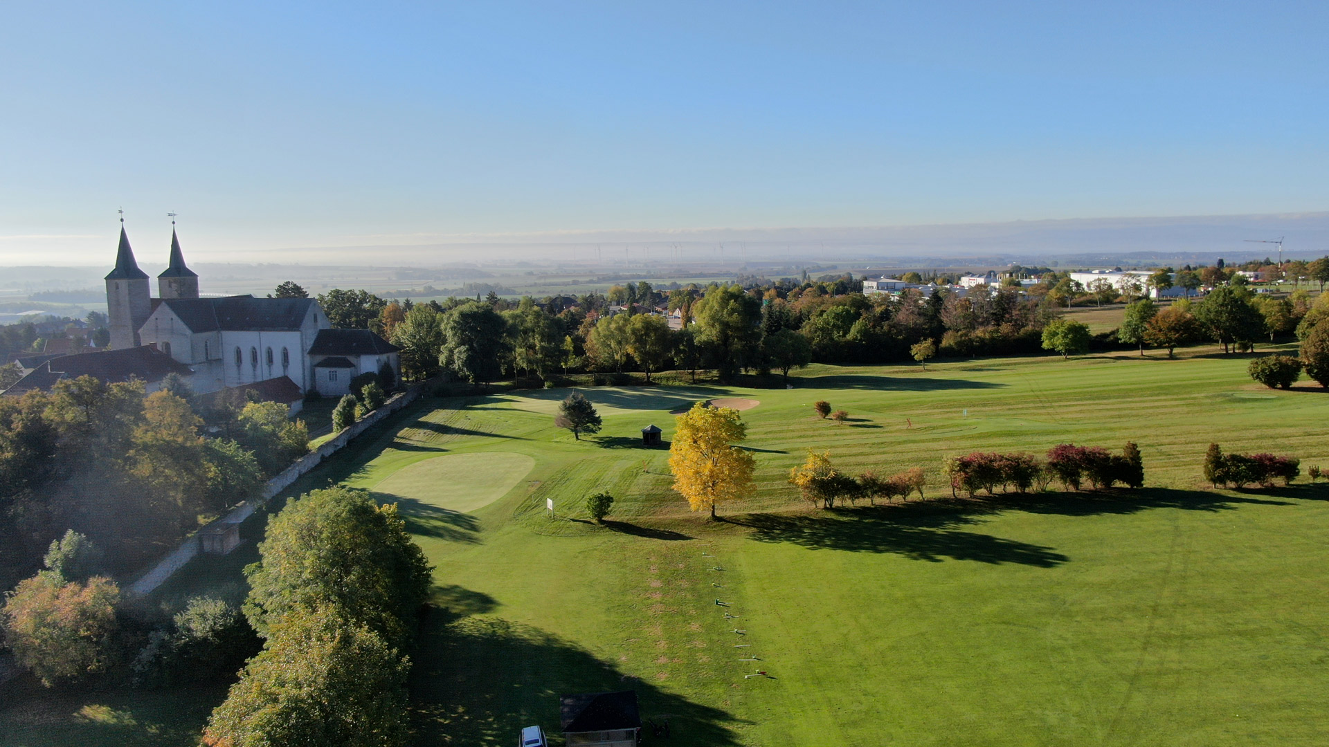 St. Lorenz Golfanlage Blick Driving Range